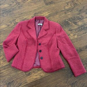 Trixi Schober 100% wool/ angora blazer / Jacket 
US 10